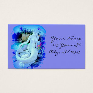 White Mermaid Sitting Thunder_Cove