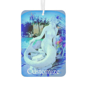 White Mermaid Sitting Thunder_Cove Air Freshener