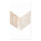 White Minimalist chevron with Wood