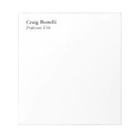 White Minimalist Modern Professional