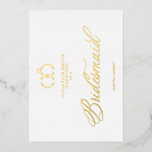 White Minimalist Wedding Rings Bridesmaid Luxury