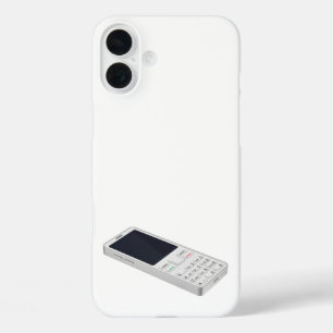 White mobile phone iPhone 16 plus case