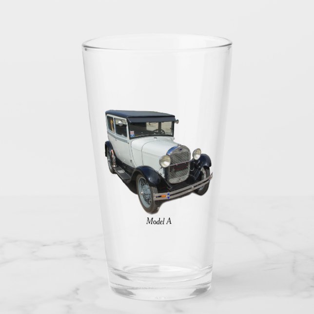 White Model A glass (Front)