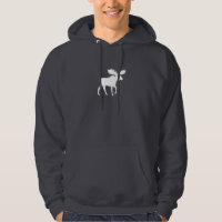 White Moose Silhouette