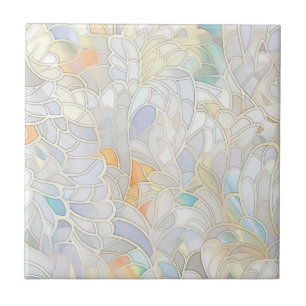 White mother of pearl  tile