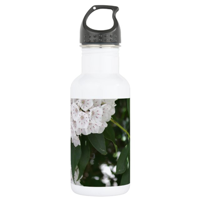 White Mountain Laurel Floral 532 Ml Water Bottle (Front)