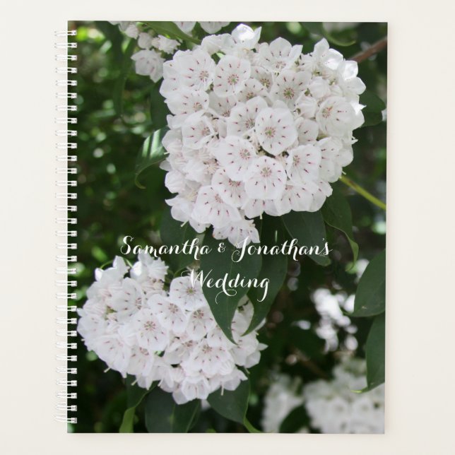 White Mountain Laurel Floral Planner (Front)