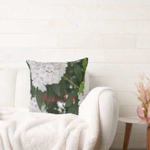 White Mountain Laurel Flowers Throw Pillow