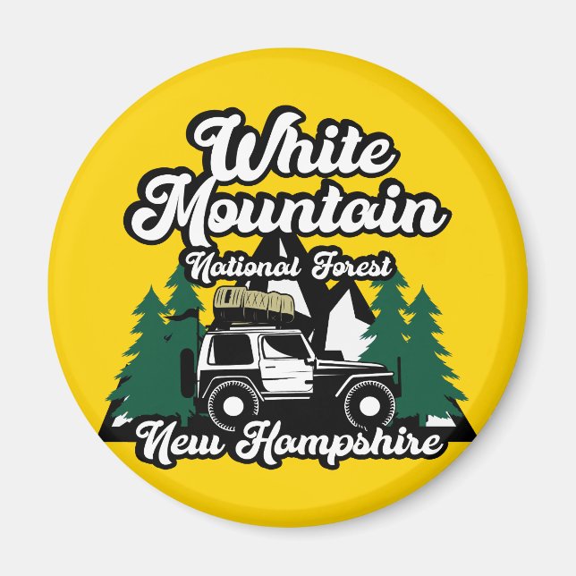 White Mountain National Forest New Hampshire Magnet (Front)