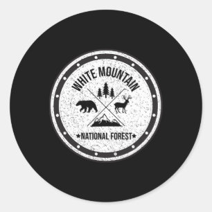 White Mountain National Forest New Hampshire Maine Classic Round Sticker