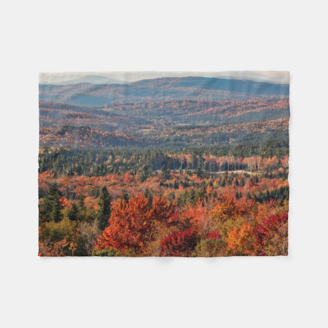 White Mountains National Forest | New Hampshire Fleece Blanket (Front (Horizontal))