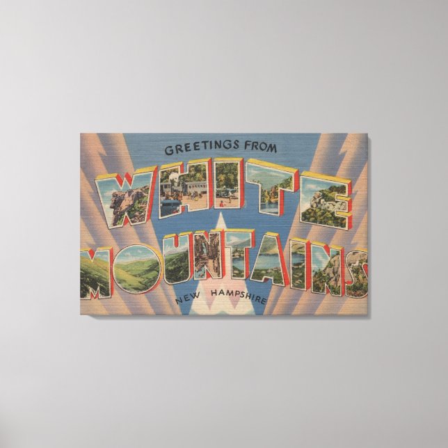 White Mountains, New Hampshire 3 Canvas Print (Front)