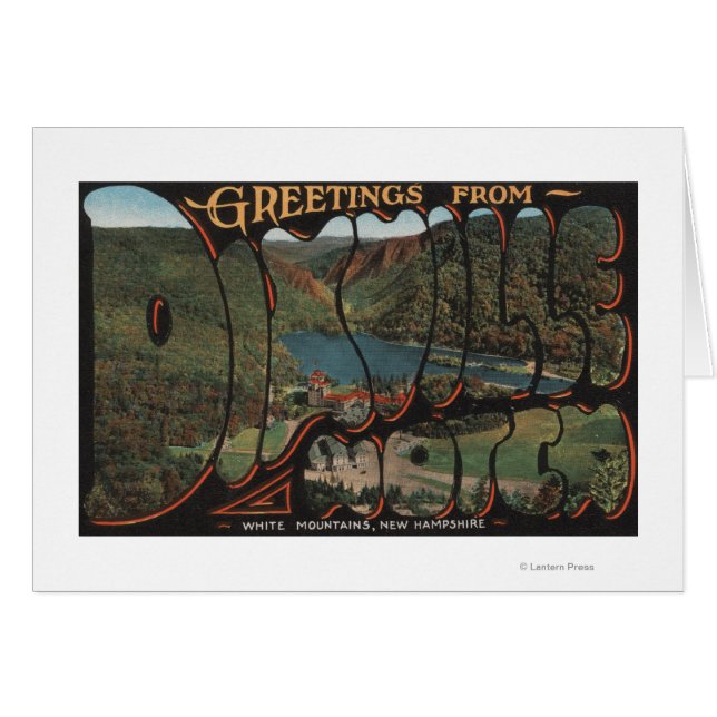 White Mountains, New Hampshire - Dixville (Front Horizontal)