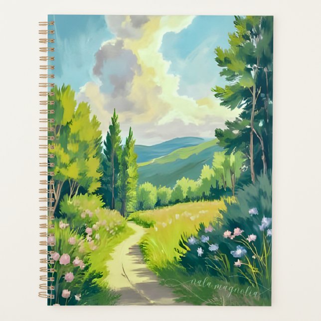 White Mountains | New Hampshire Landscape Painting Planner (Front)