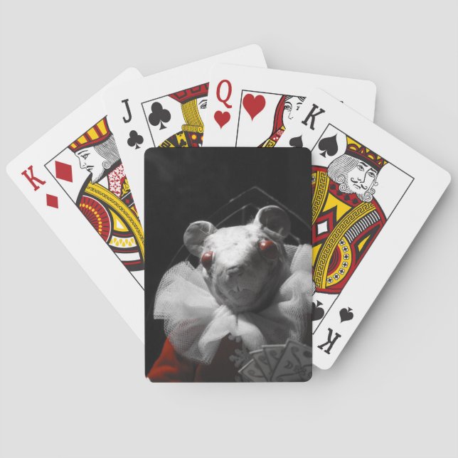 White Mouse Playing Cards (Back)
