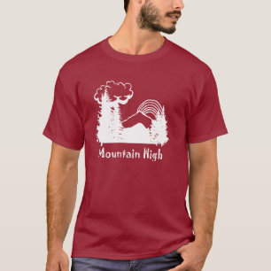 White Mt High Logo Tee Shirt
