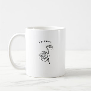 White Mug Handmade Design   Aesthetic Coffee Cup