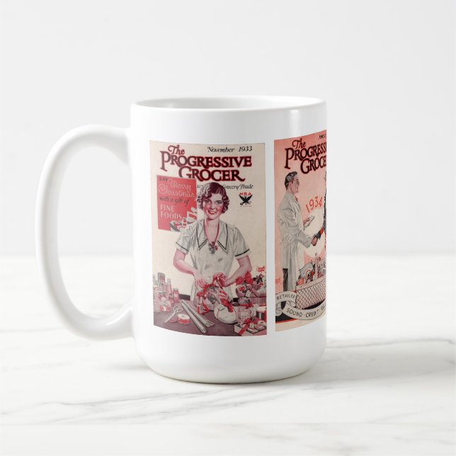  White Mug with Emmett Watson art (Left)