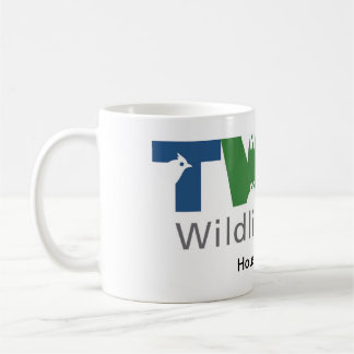 White mug with logo