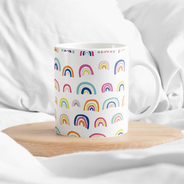 White Multi Rainbow Mug (Creator Uploaded)