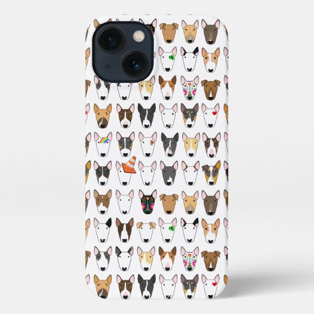 White Multibull Bull Terrier Phone Case (Back)