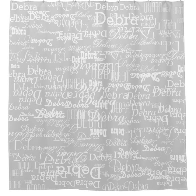white names on pale grey personalized (Front)