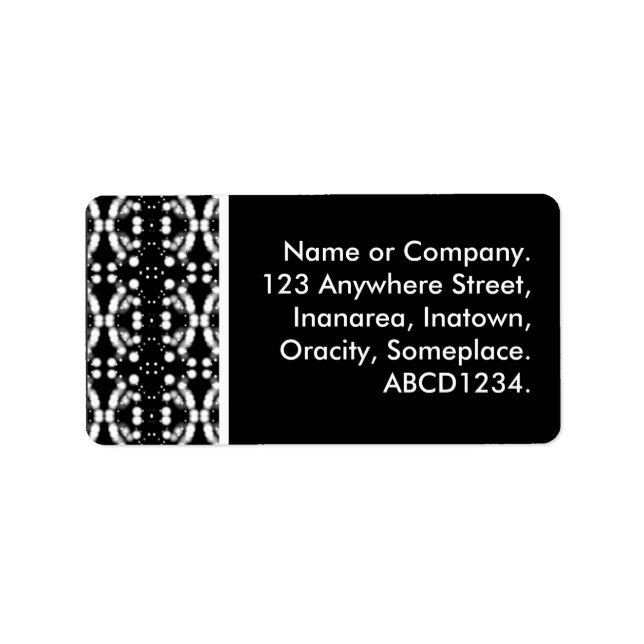 White Neon Label (Front)