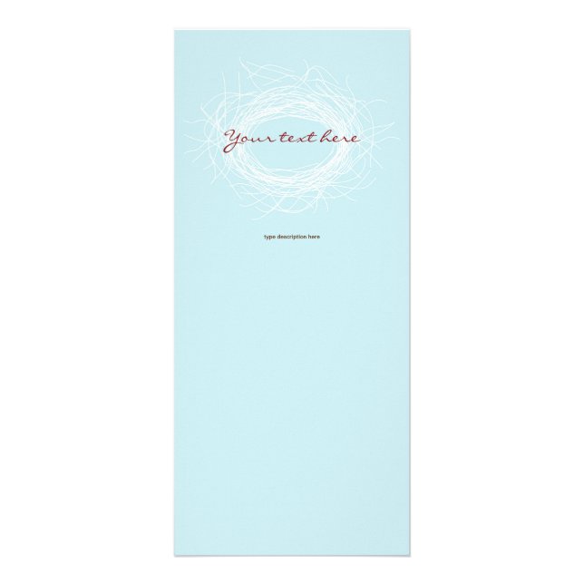 White Nest Rack Cards (Front)