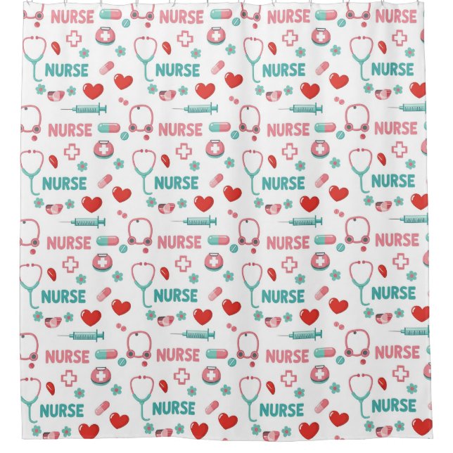 White Nurse Life Seamless Pattern (1) (Front)