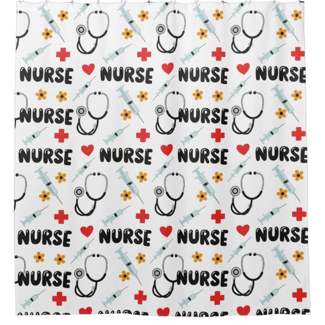 White Nurse Life Seamless Pattern (2) (Front)