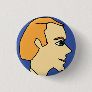 white office boy button