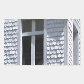 white old church in the mountains sticker