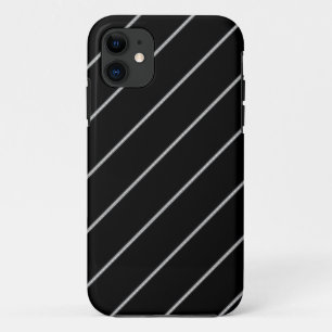 White on Black iPhone 11 Case