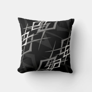 White on Black "Thorn" Pillow