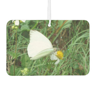 White on Green Air Freshener