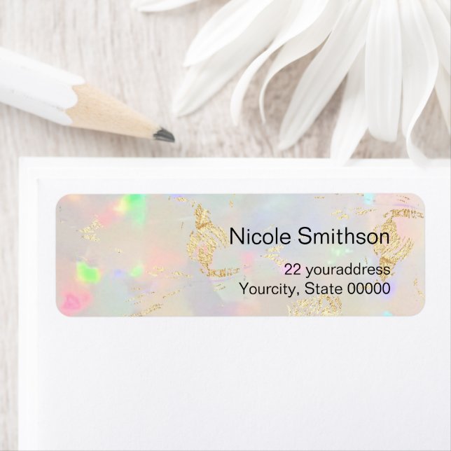 white opal background  labels (Insitu)