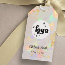  white opal product gift tags