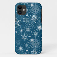 White openwork snowflakes 