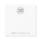 White or custom colour logo earring display card