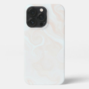 White Orange Gradient Marble iPhone 13 Pro Case