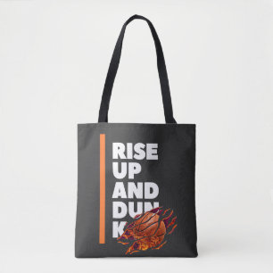 White Orange Rise Up Et Dunk Shoulder Sac fourre-t