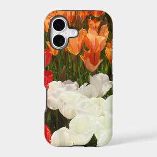 White Orange Tulip Flowers iPhone 5 cases gifts