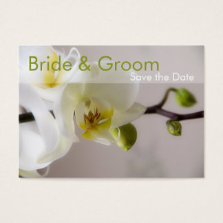 White Orchid • Save the Date Mini Card