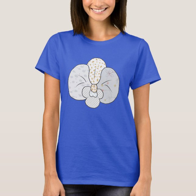 white orchid T-Shirt (Front)