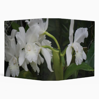 White Orchids Binder