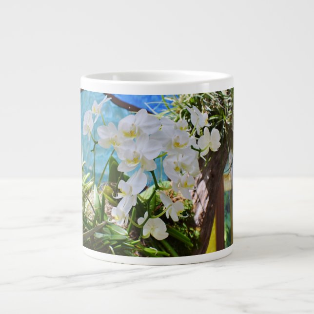 White Orchids Specialty Mug (Front)