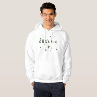 White Organic Hoodie
