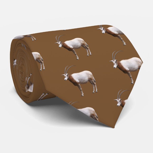 White oryx tie (Rolled)