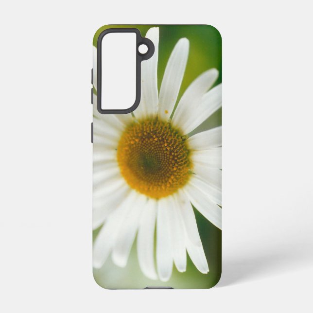White Oxeye Daisy - Leucanthemum vulgare   Samsung Galaxy S21 Case (Back)