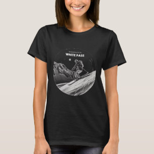 White P Washington Ski Skiing Skier _1 T-Shirt